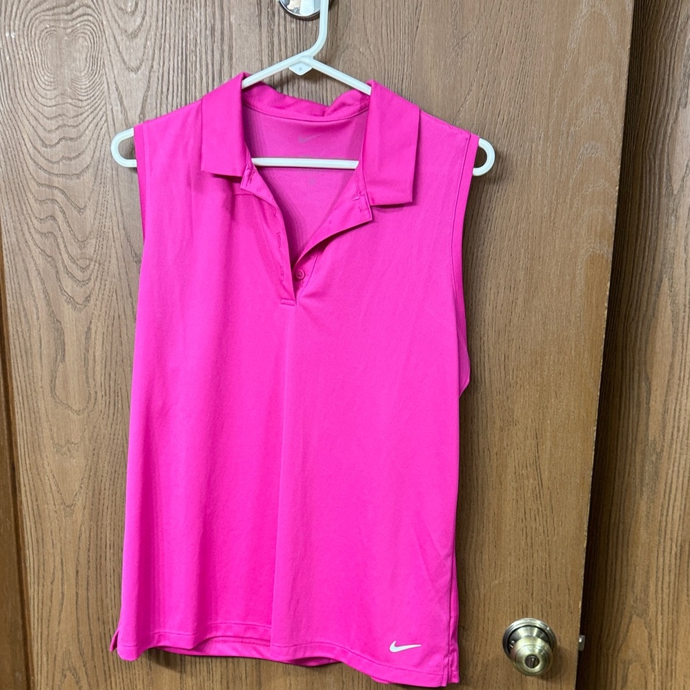 Nike Women's Bright Pink Sleeveless Tank